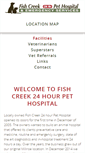Mobile Screenshot of fishcreekvets.com